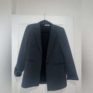 Reformation pin stripe blazer